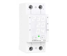 ZUBR MF2-63 vienfazė 63A elektroninė kontrolės ir apsaugos relė