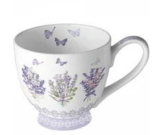 Ambiente Puodelis iš porceliano 0,45l "Levandų puokštė"