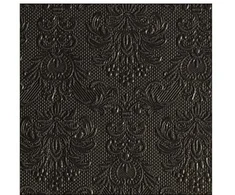Ambiente Servetėlės 25 cm "Elegance", juodas