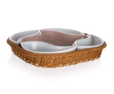 BANQUET Dubenėliai krepšelyje 5vnt 28cm ,Home