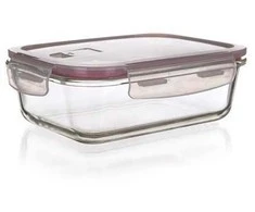 Banquet Hermetinė dėžutė maistui iš stiklo 2200ml, Lora