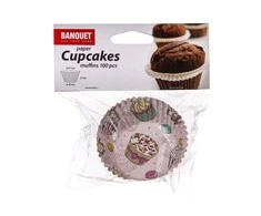 Banquet Kepimo formelės popierinės 100vnt,Muffins