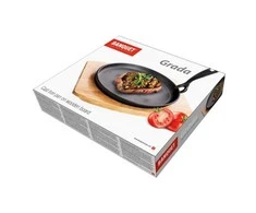 Banquet Keptuvė Ketaus 22cm su medin. padėklu