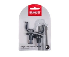 Banquet Plastikiniai kamšteliai buteliui 2vnt