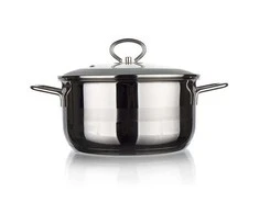 Banquet Puodas 6,5l "Matte Line" su stikliniu dangčiu