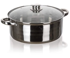 Banquet Puodas iš nerūd.pl.6,6l su stikliniu dangčiu,"Living"