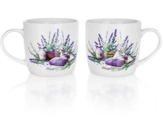 Banquet puodeliai iš keramikos 360ml 2vnt,Lavender