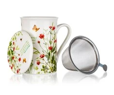 Banquet puodelis su dangteliu ir sieteliu 300ml,Meadow