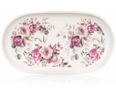 Banquet serviravimo padėklas ovalus 22,5x12,5cm, Rose