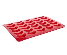 Banquet silikoninė kepimo forma 35x25x1,3cm, raudona