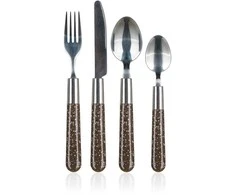 Banquet Stalo įrankių rinkinys 24 dalių "Granite", rudas