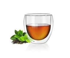 Banquet Stiklinis puodelis be ąselės, dvigubomis sienelėmis 1vnt 250ml Doblo