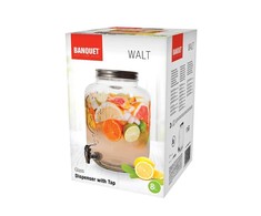 Banquet Stiklinis indas su kraneliu ,Walt 8l