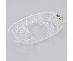 Crystal Bohemia Bohemia indas su skyriais 21 cm.