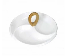 Brandani indas 3skyrių iš porceliano 28,5cm
