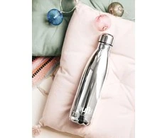 Butti gertuvė iš metalo 500ml ,Sidabrinis city