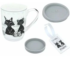 Carmani kelioninis puodelis 320ml,Crazy Cats, Praha