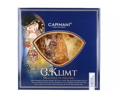 Camani Lėkštė stiklinė 30x30cm G.Klimt "Bučinys"