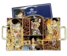 Carmani Padėklas iš stiklo 39,7x24,8X3cm. G.Klimt
