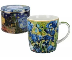 Carmani Puodelis metalinėje dėžutėje 450ml , Van Gogh "Irisai"