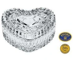 Crystal Bohemia Bohemia Dėžutė 6,5 cm "Širdis"