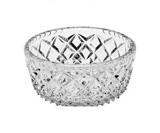 Crystal Bohemia Bohemia dubuo 11,6cm raižyto stiklo, žemas