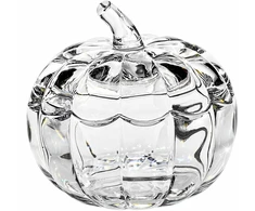 Crystal Bohemia Bohemia Indas su dangčiu 18cm."Moliūgas"