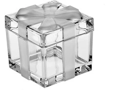 Crystal Bohemia Bohemia krištolinė dėžutė 11,5cm "Su Kaspinu"