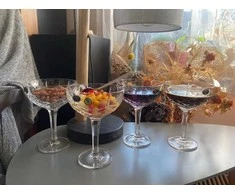 Crystal Bohemia Bohemia krištolinės taurės šampanui 370ml
