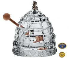 Crystal Bohemia Bohemia krištolinis indas medui 11,8cm