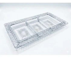 Crystal Bohemia Bohemia lėkštė su skyriais 35,5cm