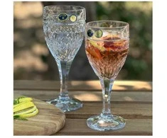 Crystal Bohemia Bohemia taurės vynui 330ml 6vnt, Diana
