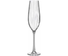 Crystal Bohemia Taurės Columba šampanui 260ml 2vnt, Optic