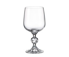 Bohemia Crystalex Raudono vyno taurės Claudia 230ml 6vnt