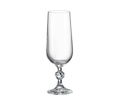 Bohemia Crystalex Šampano taurės Claudia 180ml 6vnt.