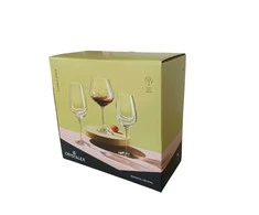 Crystalex Taurės raudonam vynui 570ml 2vnt,Turbulence
