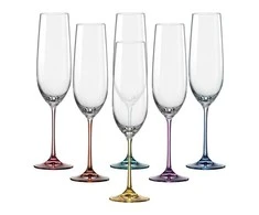 Crystalex Taurės šampanui 190ml 6 vnt. Spectrum