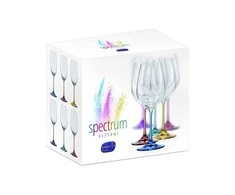 Crystalex Taurės Spectrum vynui 350ml
