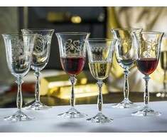 Crystalex Taurės vynui 350ml 6vnt,Royal 28010