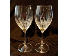 Crystalex Taurės vynui 390ml 2vnt,Sophia,dekoruotos
