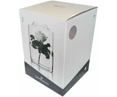 Crystalex Vaza 18cm D5389, rusva