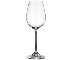 Crystalite Bohemia Taurės Columba baltam vynui 400 ml,6vnt