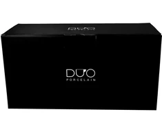 DUO Porcelianiniai puodeliai su lėkštutėmis 260ml 6vnt,Twilight