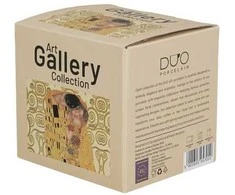 DUO Porcelianinis puodelis su sieteliu 430ml"Bučinys"