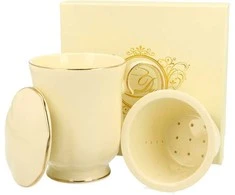 Bikuva.lt DUO Porceliano puodelis su sieteliu ir dangteliu 450ml,Clark