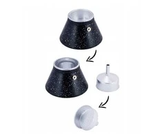 Kamille Espresso kavinukas 300ml(6 puod.) iš aliuminio,tinka indukc.