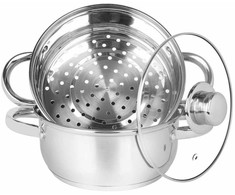 Tadar Garų puodas 18cm,2l (3dalys), Sano