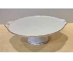 Gbenedikt Karlovy Vary Benedikt porceliano tortinė 31cm , ant kojelės x8940
