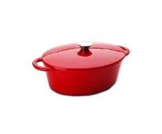 Ibili Troškintuvas emaliuotas, ketaus 3,3l ,27x21cm ovalus