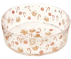 Lumarko Kalėdų dubuo "Meduoliai", stiklinis (20xh7 cm)